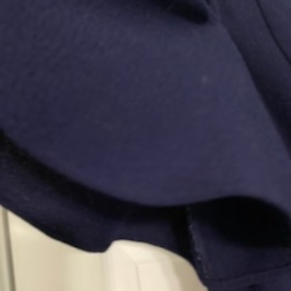 Navy Blue Cold Shoulder dress - Picture 2 of 5